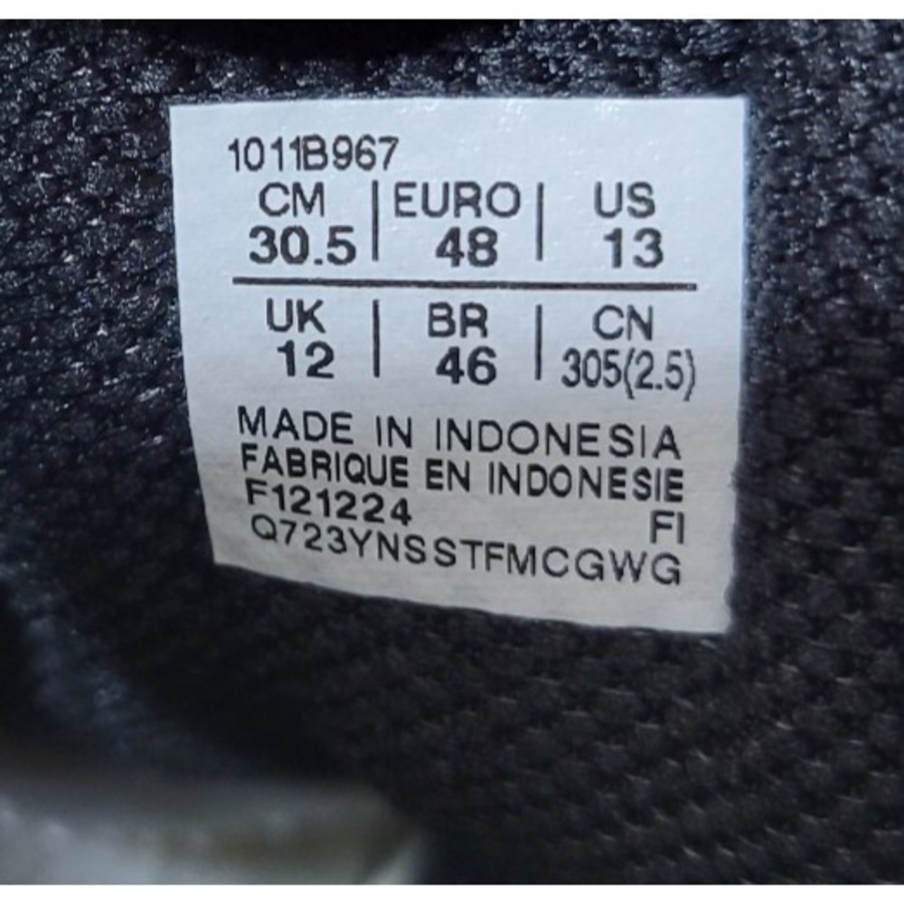 Asics Gel Venture 10 Trail Running Shoes Men's US 13 White Sage & Black - Picture 8 of 8